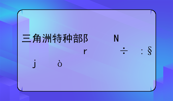 三角洲特种部队哪一部最好玩的？