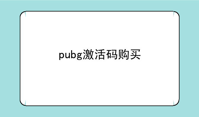 pubg激活码购买